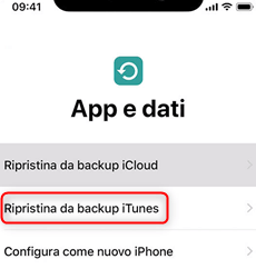 trasferire app a nuovo iphone tramite itunes (da Apple)