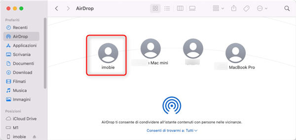 Trasferisci foto da iPhone a Mac con AirDrop