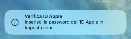iPhone verifica ID Apple in continuazione