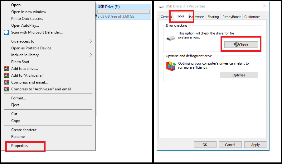 Strumento di controllo errori di Windows