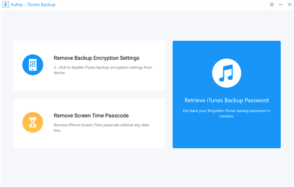 Tenorshare 4uKey-iTunes Backup