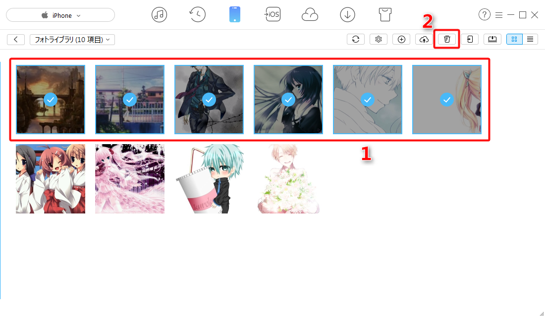 ステップ3 iPhoneの写真が消せない時の簡単な解決策