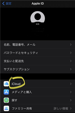 iCloudのボリュームが充分かどうか確認する-2