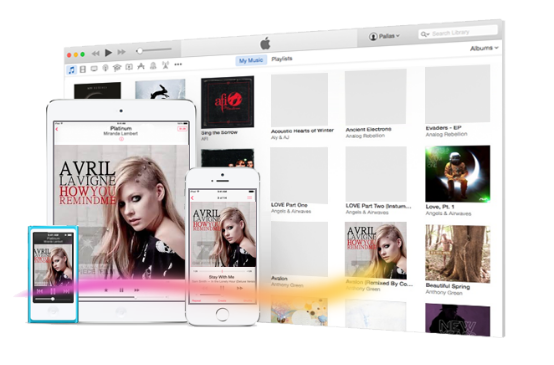 iPad/iPod/iPhoneの曲をiTunesに入れる方法