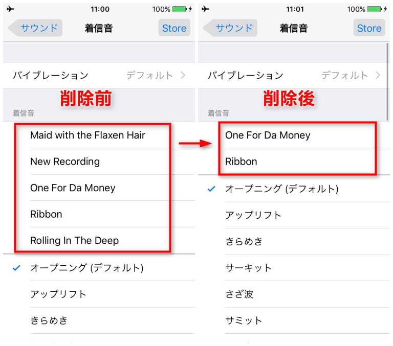 AnyTransでiPhoneの着信音が削除された
