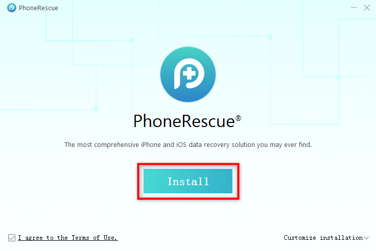 PhoneRescueの使い方 - インストール