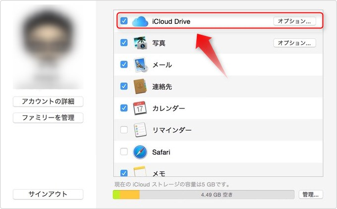 MacでiCloud Driveを設定する方法 ステップ3