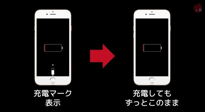 充電できない 充電マークつかない