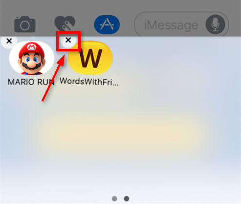 iOS 10でiMessageのゲームをアンインストールする