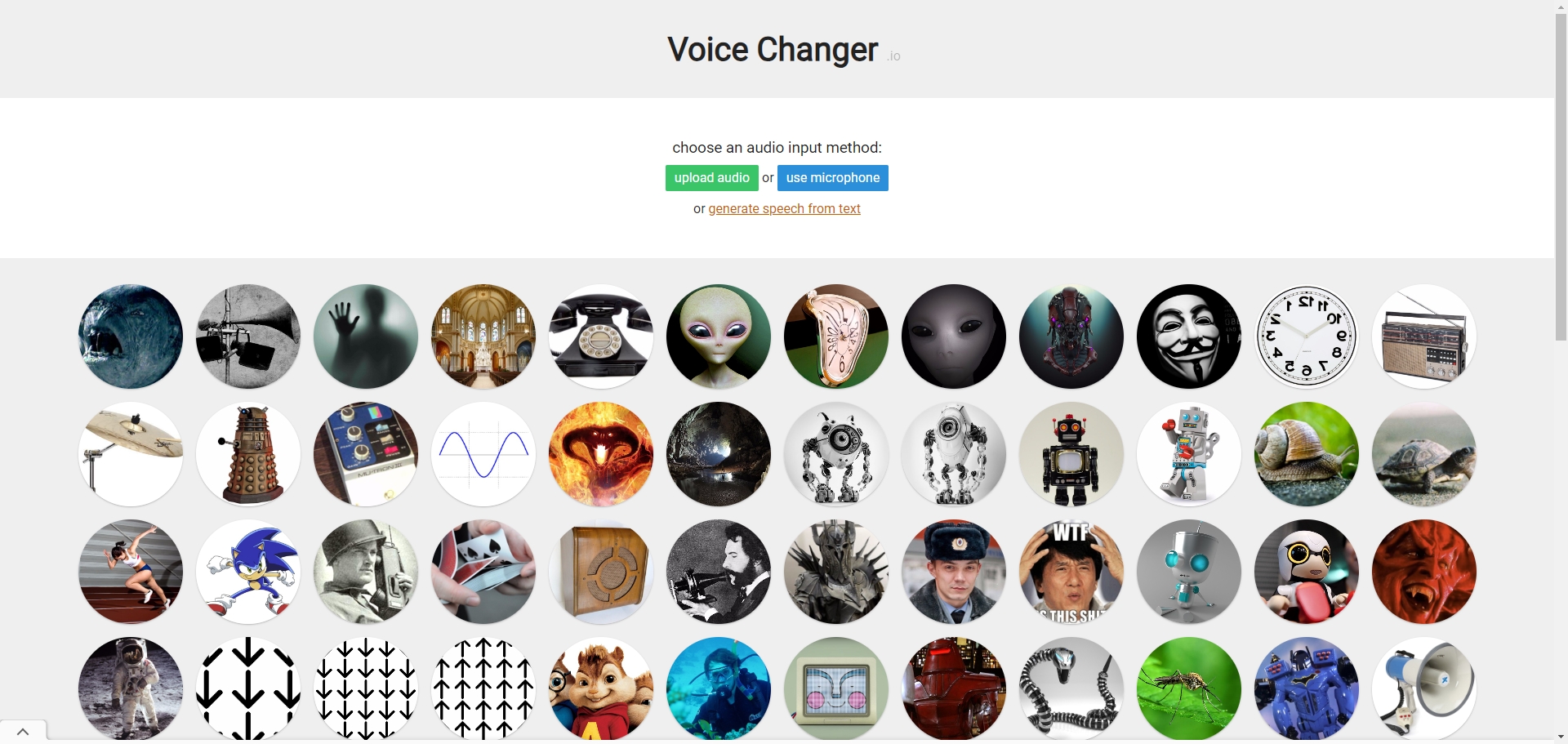 Voice Changer Online & Free