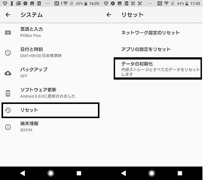 誤って初期化してしまったandroidからデータを復元する方法