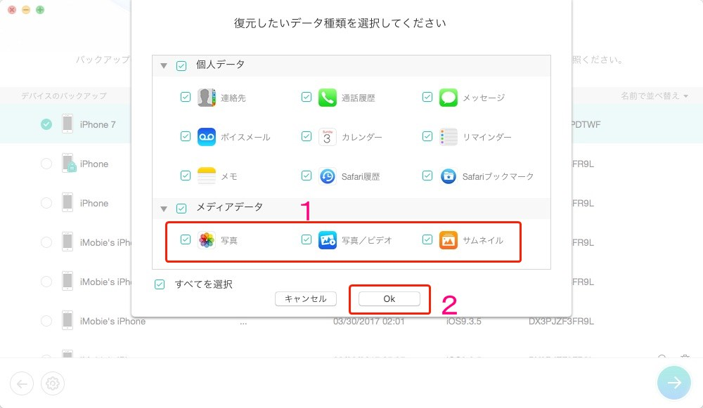 iPad miniから削除された写真を復元-方法1