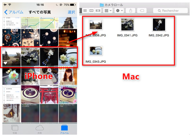 AnyTransでiPhoneからMacに写真を保存する