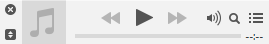 iTunes のミニプレーヤー