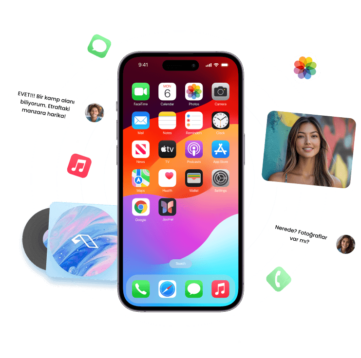 Tüm iPhone verilerinizi Kontrol altına alın