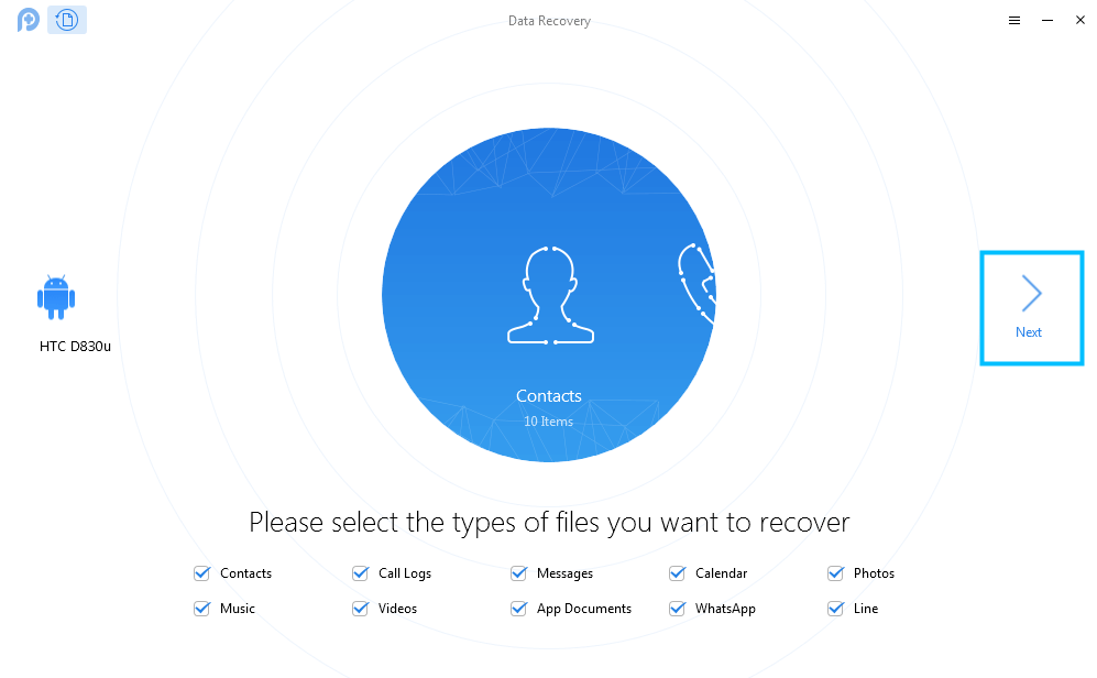 Kurtarılacak dosyaları seçin