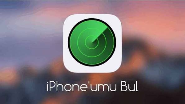 iPhone'umu Bul