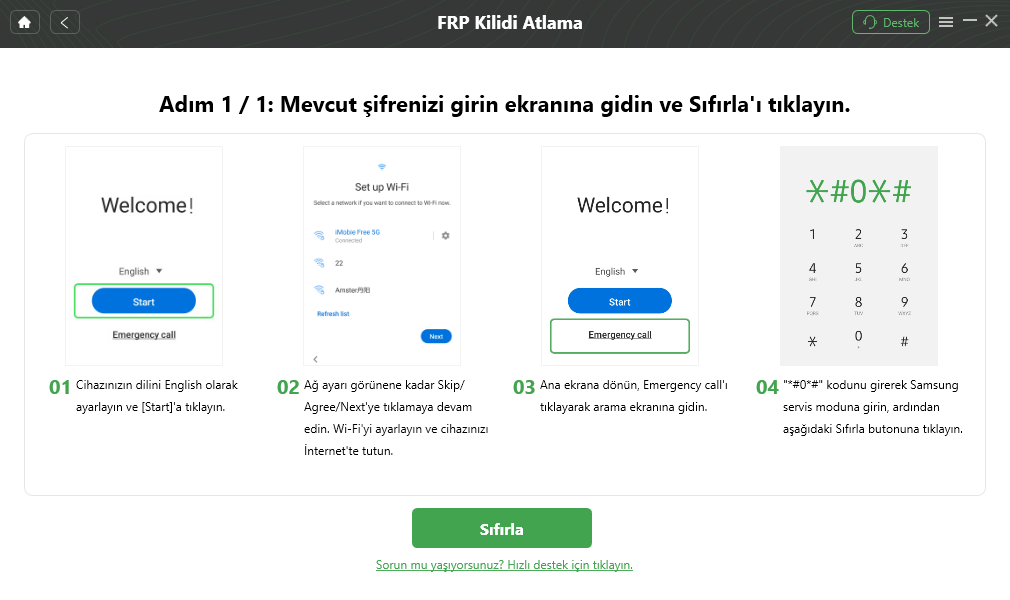 Talimatları izleyin