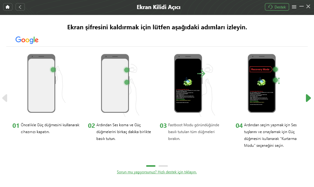 Samsung'unuzdaki Şifreyi Kaldır