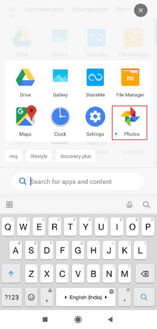 Google Fotoğraflar'a git
