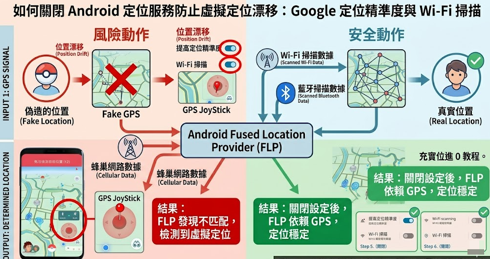如何利用 Wi-Fi 與藍牙數據覆蓋免費虛擬定位