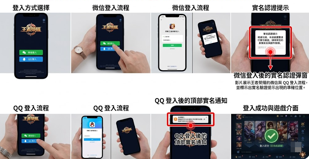 微信與 QQ 登入實際流程