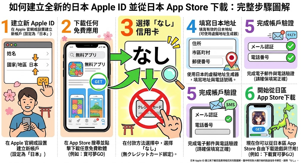 日本 App Store 下載的完整步驟圖解