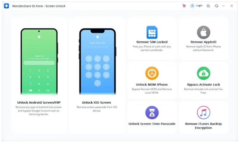Dr.Fone Screen Unlock