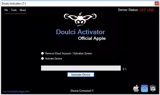 iCloud 啟用鎖定繞道工具：Doulci Activator