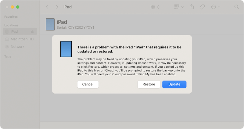 透過iTunes回復iPad